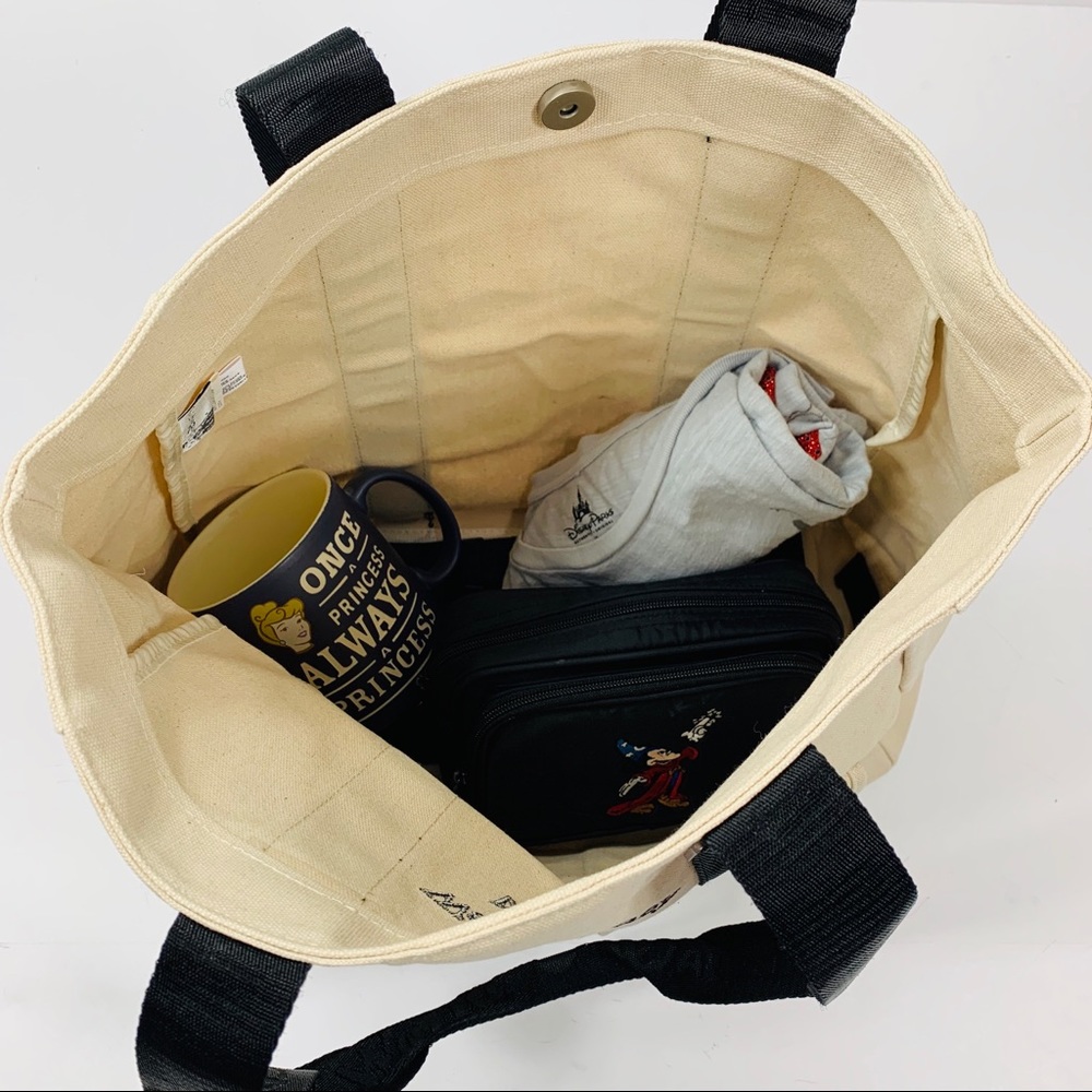 DISNEY WORLD | Canvas Tote with Pockets - Picture 5 of 6